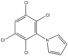 1-(2,3,5,6-tetrachlorophenyl)-1H-pyrrole Struktur