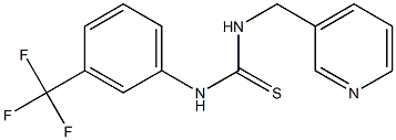 N-(3-pyridylmethyl)-N'-[3-(trifluoromethyl)phenyl]thiourea Structure