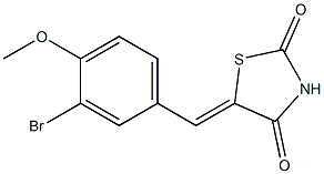5-[(Z)-(3-bromo-4-methoxyphenyl)methylidene]-1,3-thiazolane-2,4-dione