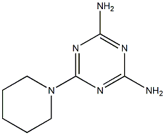 2,4-Diamino-6-piperidino-1,3,5-triazine Struktur