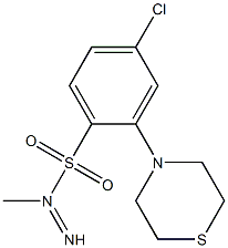  N1-imino(1,4-thiazinan-4-yl)methyl-4-chlorobenzene-1-sulfonamide