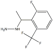 1-(1-(2-fluoro-6-(trifluoromethyl)phenyl)ethyl)hydrazine 结构式