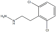 1-(2,6-ジクロロフェネチル)ヒドラジン 化学構造式