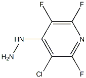 1-(3-chloro-2,5,6-trifluoropyridin-4-yl)hydrazine Structure