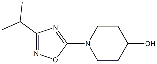  1-(3-isopropyl-1,2,4-oxadiazol-5-yl)piperidin-4-ol