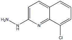 1-(8-chloroquinolin-2-yl)hydrazine Structure