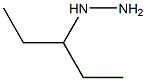 1-(pentan-3-yl)hydrazine Structure