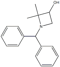 1-benzhydryl-2,2-dimethylazetidin-3-ol Structure