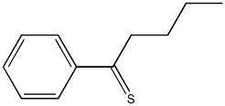 1-phenylpentane-1-thione 结构式