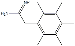 2-(2,3,4,5,6-pentamethylphenyl)acetamidine Struktur