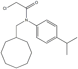 2-chloro-N-(cyclooctylmethyl)-N-(4-isopropylphenyl)acetamide Structure