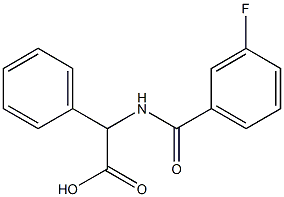 [(3-fluorobenzoyl)amino](phenyl)acetic acid