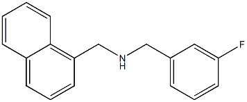 [(3-fluorophenyl)methyl](naphthalen-1-ylmethyl)amine