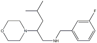 [(3-fluorophenyl)methyl][4-methyl-2-(morpholin-4-yl)pentyl]amine|