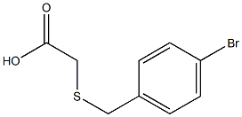 [(4-bromobenzyl)thio]acetic acid Structure