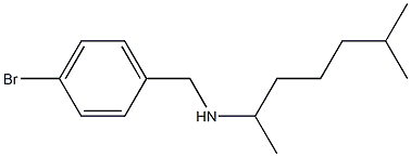 [(4-bromophenyl)methyl](6-methylheptan-2-yl)amine Struktur