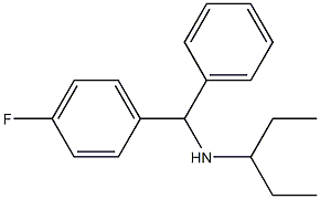 [(4-fluorophenyl)(phenyl)methyl](pentan-3-yl)amine