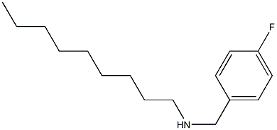 [(4-fluorophenyl)methyl](nonyl)amine Struktur