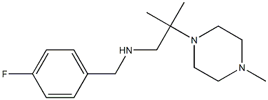 [(4-fluorophenyl)methyl][2-methyl-2-(4-methylpiperazin-1-yl)propyl]amine