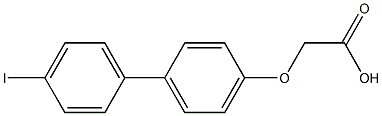 [(4'-iodo-1,1'-biphenyl-4-yl)oxy]acetic acid Structure