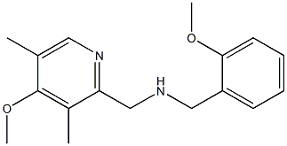 [(4-methoxy-3,5-dimethylpyridin-2-yl)methyl][(2-methoxyphenyl)methyl]amine