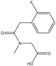 [[(2-fluorophenyl)acetyl](methyl)amino]acetic acid