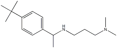 [1-(4-tert-butylphenyl)ethyl][3-(dimethylamino)propyl]amine 结构式