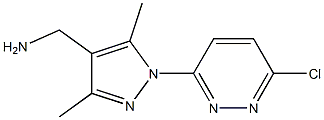 [1-(6-chloropyridazin-3-yl)-3,5-dimethyl-1H-pyrazol-4-yl]methylamine Structure