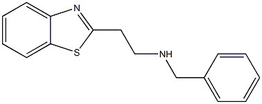 [2-(1,3-benzothiazol-2-yl)ethyl](benzyl)amine Struktur