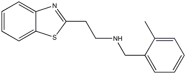 [2-(1,3-benzothiazol-2-yl)ethyl][(2-methylphenyl)methyl]amine