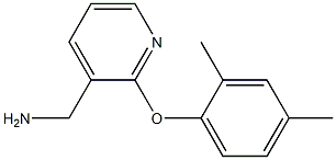 [2-(2,4-dimethylphenoxy)pyridin-3-yl]methylamine,,结构式
