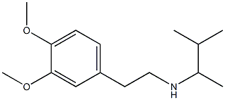 [2-(3,4-dimethoxyphenyl)ethyl](3-methylbutan-2-yl)amine Structure