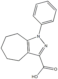 1-phenyl-1,4,5,6,7,8-hexahydrocyclohepta[c]pyrazole-3-carboxylic acid