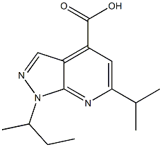 1-sec-butyl-6-isopropyl-1H-pyrazolo[3,4-b]pyridine-4-carboxylic acid