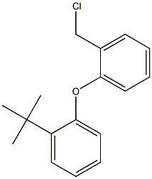 1-tert-butyl-2-[2-(chloromethyl)phenoxy]benzene Struktur