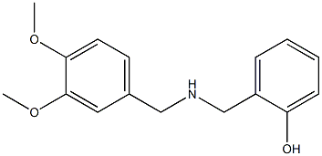 2-({[(3,4-dimethoxyphenyl)methyl]amino}methyl)phenol Structure