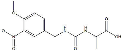 2-({[(4-methoxy-3-nitrophenyl)methyl]carbamoyl}amino)propanoic acid