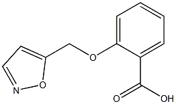 2-(1,2-oxazol-5-ylmethoxy)benzoic acid Struktur