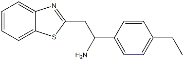 2-(1,3-benzothiazol-2-yl)-1-(4-ethylphenyl)ethan-1-amine