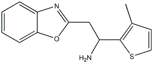 2-(1,3-benzoxazol-2-yl)-1-(3-methylthiophen-2-yl)ethan-1-amine