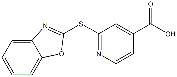 2-(1,3-benzoxazol-2-ylsulfanyl)pyridine-4-carboxylic acid