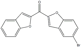 2-(1-benzofuran-2-ylcarbonyl)-5-bromo-1-benzofuran Structure