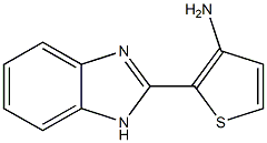 2-(1H-1,3-benzodiazol-2-yl)thiophen-3-amine Structure
