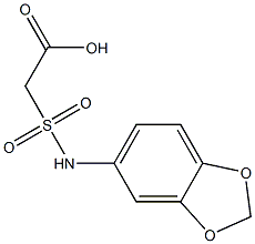 2-(2H-1,3-benzodioxol-5-ylsulfamoyl)acetic acid