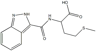 2-(2H-indazol-3-ylformamido)-4-(methylsulfanyl)butanoic acid Structure