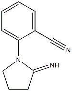2-(2-iminopyrrolidin-1-yl)benzonitrile Struktur