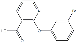 2-(3-bromophenoxy)nicotinic acid Structure