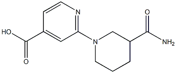 2-(3-carbamoylpiperidin-1-yl)pyridine-4-carboxylic acid