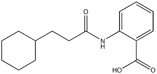 2-(3-cyclohexylpropanamido)benzoic acid