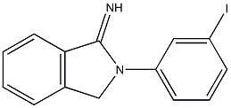 2-(3-iodophenyl)-2,3-dihydro-1H-isoindol-1-imine Struktur